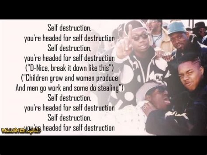 Self destruction, part three lyrics