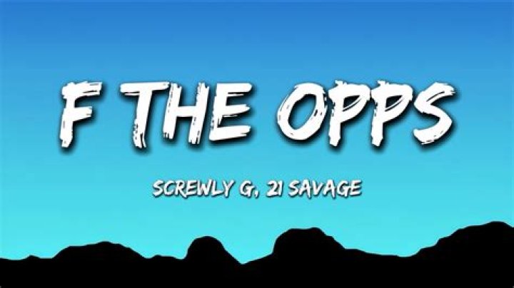 The opps lyrics